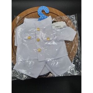 Teddy Mountain Plush Teddy Bear Naval Officer Uniform Build A Bear
